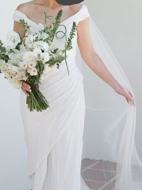 Daphne Newman Silk Tulle Wedding Veil Cathedral main image 6